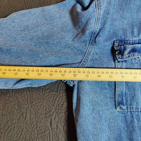 Kancan Virginia Button Down Denim Shirt Dress Belt  Pockets Women's XL Blue - Picture 11 of 14
